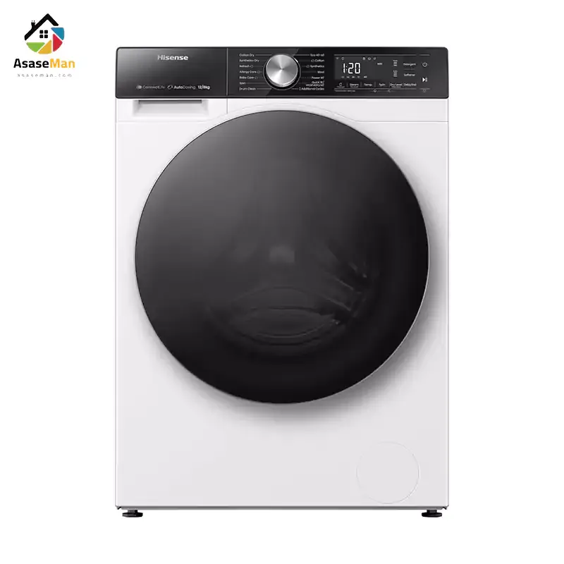ماشین لباسشویی هایسنس 12کیلو مدل WD5S1245BW