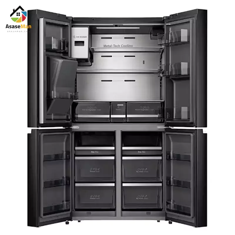 نمای داخلی یخچال فریزر  RQ759N4IBU1