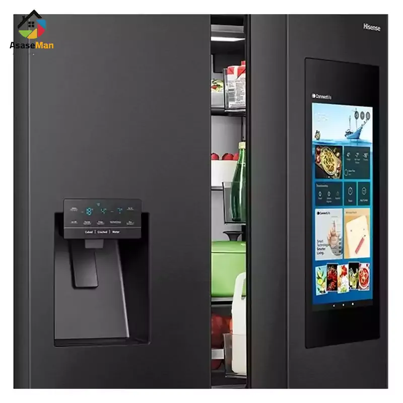 طراحی درب نمای داخلی یخچال فریزر  RQ759N4IBU1