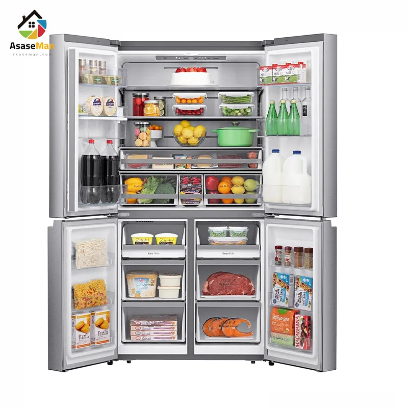 طراحی داخلی یخچال فریزر هایسنس مدل RQ749N4ASU