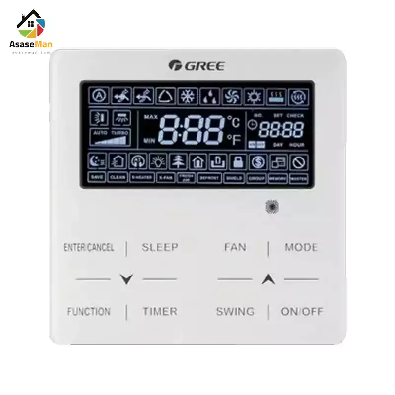 پنل نمایشگر داکت اسپلیت گری  GUD24PHS1/A-SE
