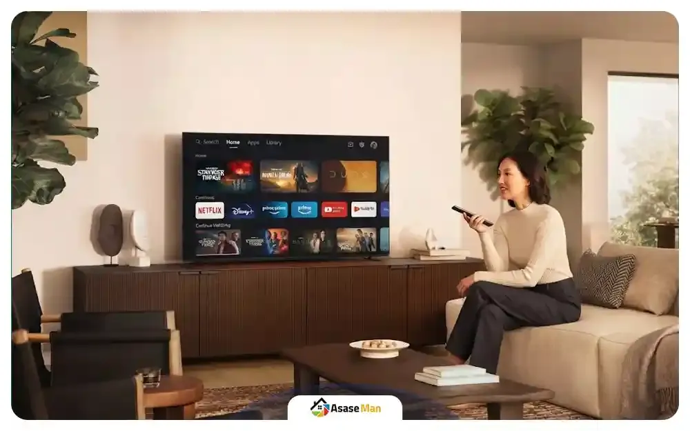 کنترل تلویزیون با فرمان صوتی تلویزون سونی XR70 مدل Bravia 7صوتی