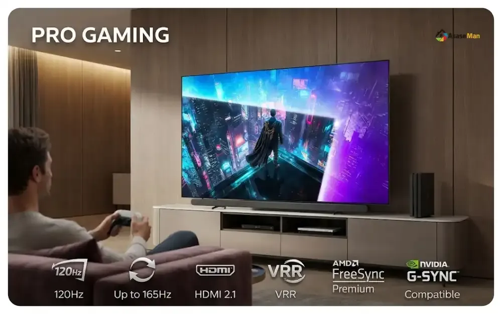 گیمینگ حرفه ای با تلویزیون فیلیپس مدل OLED911