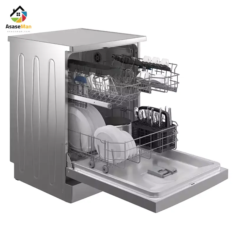 نمای درب باز ماشین ظرفشویی بکو مدل BDFN36422SQ