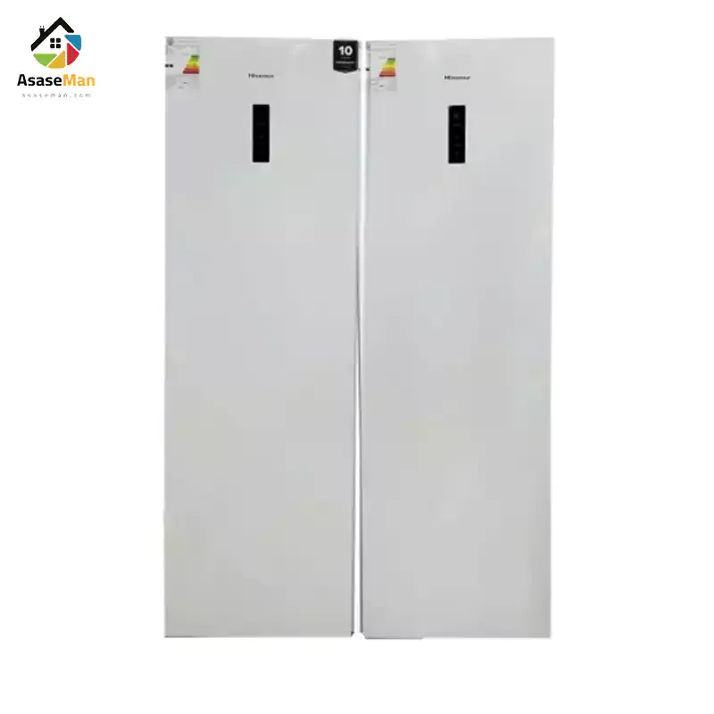 یخچال فریزر دوقلو هایسنس مدل  RL-484N4WWU-FV356N4ASU نقره ای