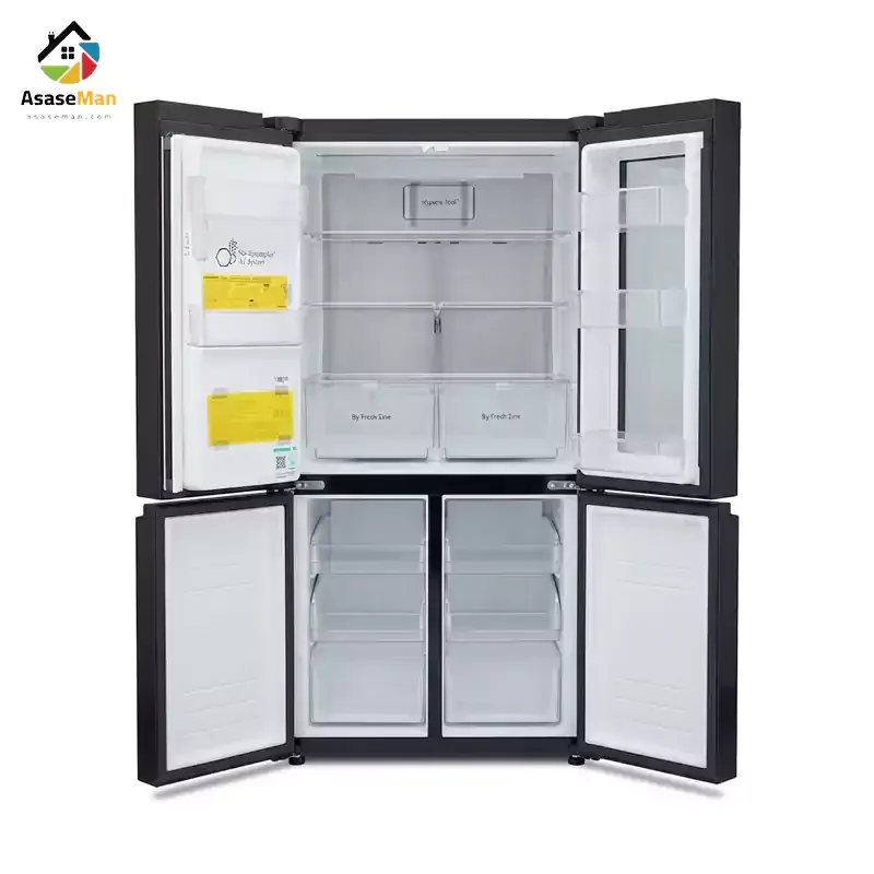 طراحی داخلی یخچال فریزر ساید بای ساید ال جی مدل X30