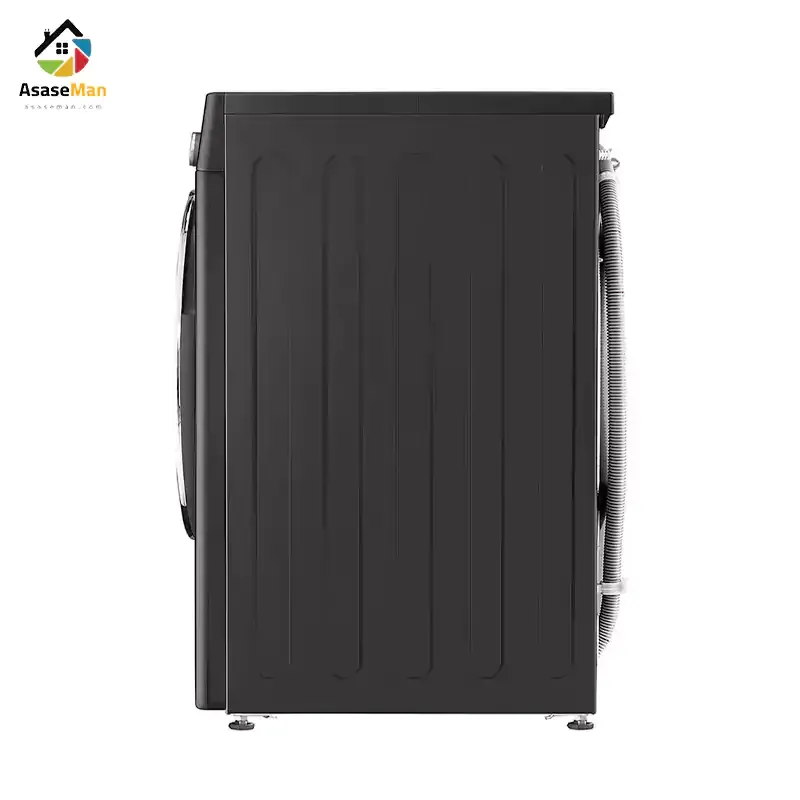 نمای کناری ماشین لباسشویی ال جی مدل WDV9142BRP