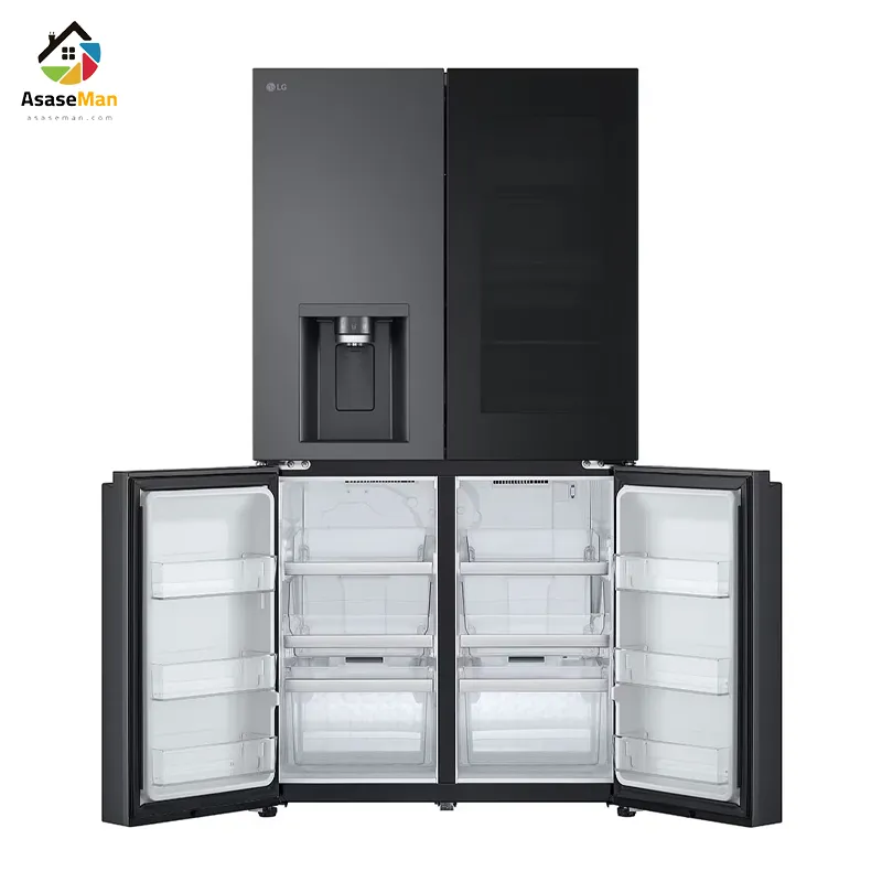 نمای فریزر در یخچال فریزر ال جی GR-X34