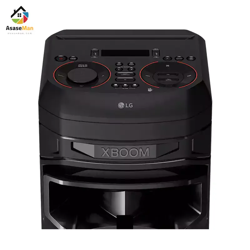 طراحی قسمت بالای سیستم صوتی ال‌ جی XBoom RNC9