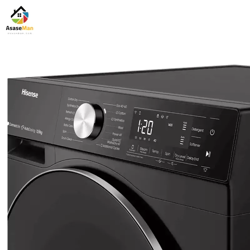 پنل و نمایشگر ماشین لباسشویی هایسنس WD5S1245BB