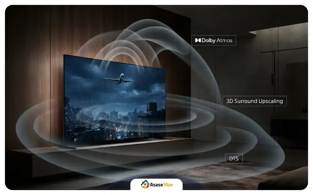 قابلیت دالبی اتموس تلویزیون سونی XR90