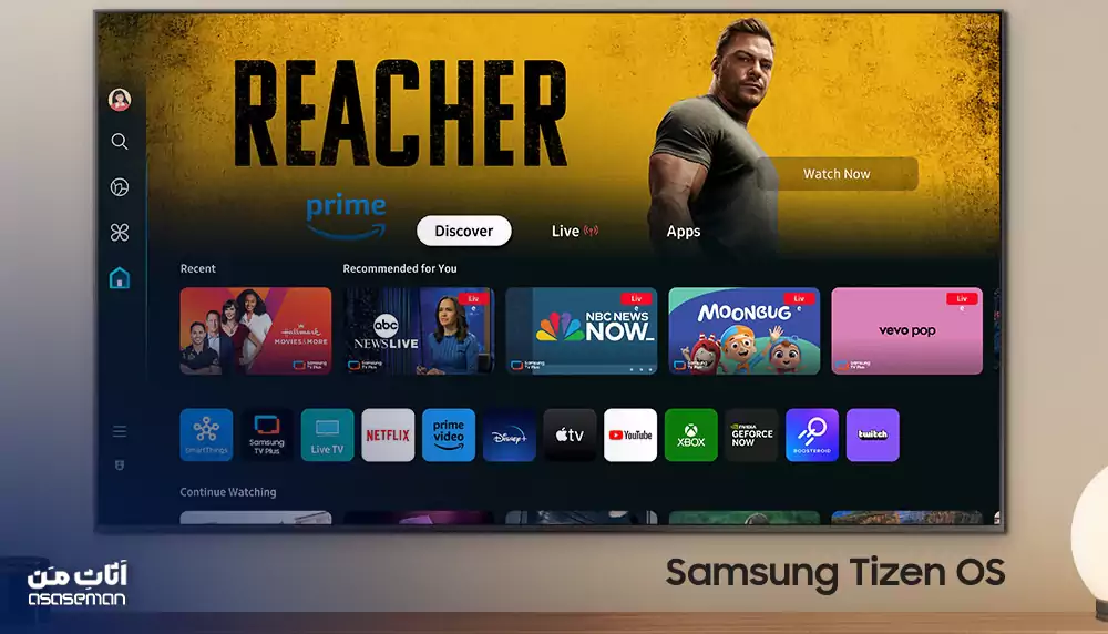 سیستم عامل تلویزیون سامسونگ Q70D